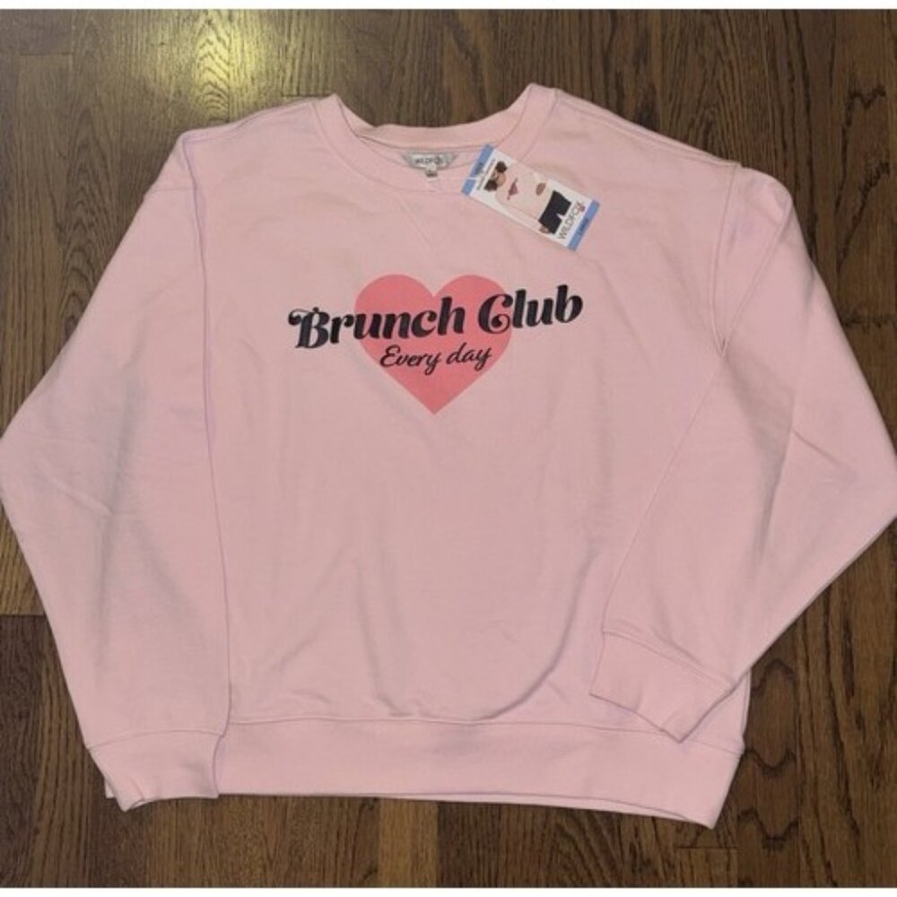 NWT Wildfox “Brunch Club Every Day” Sweatshirt Women’s Large